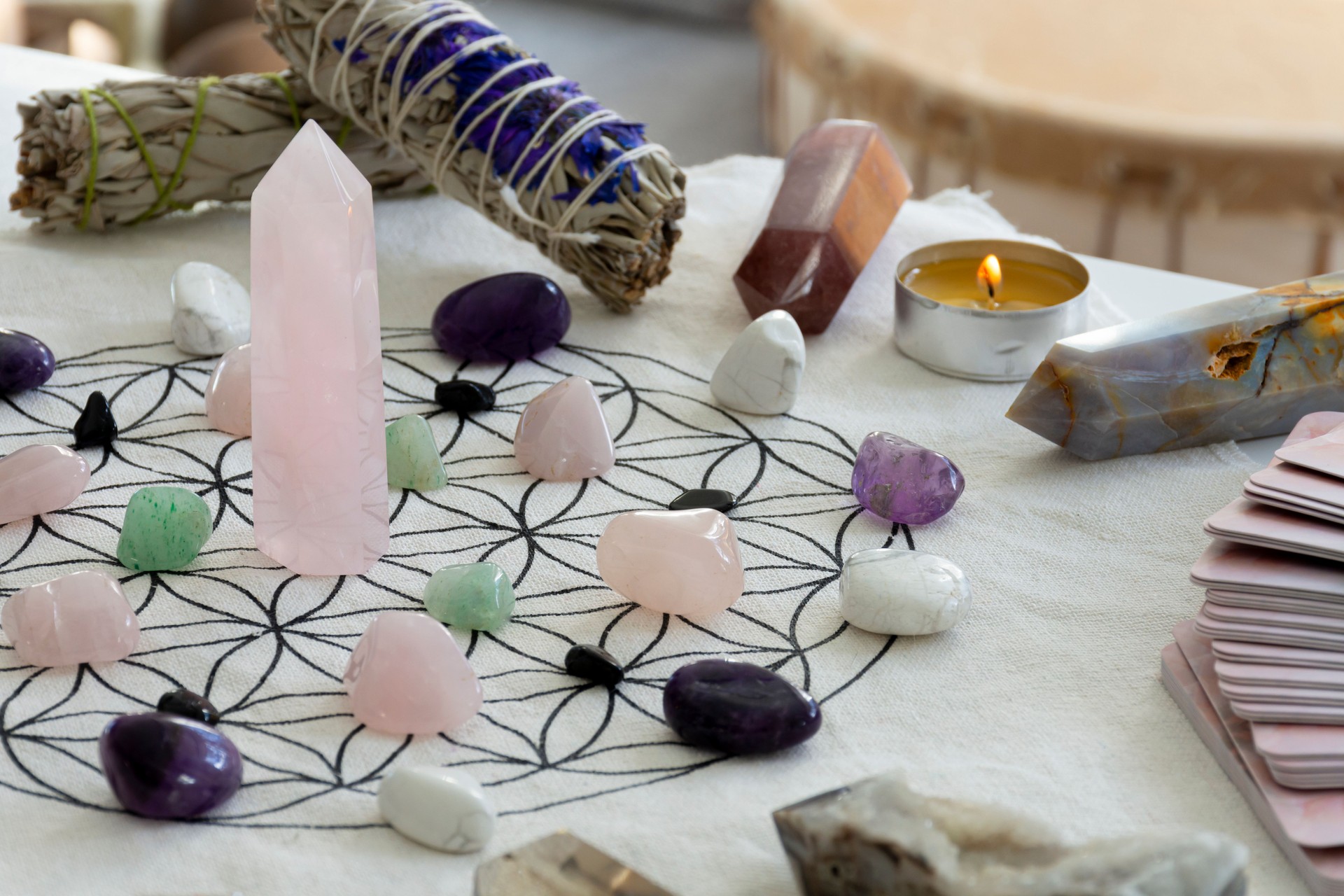 Healing Crystal Grid